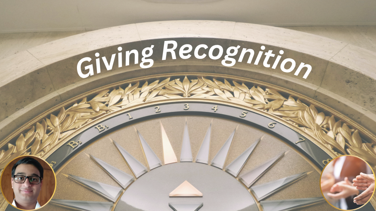 Giving Recognition