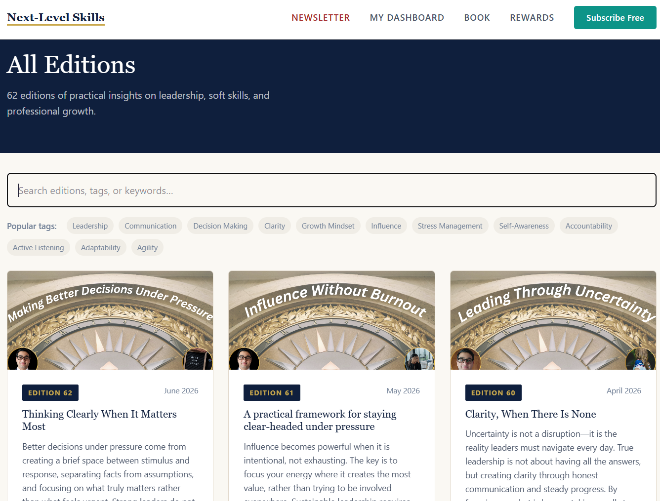 Unlocked newsletter archive