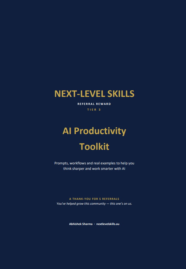 AI Productivity Toolkit, page 1